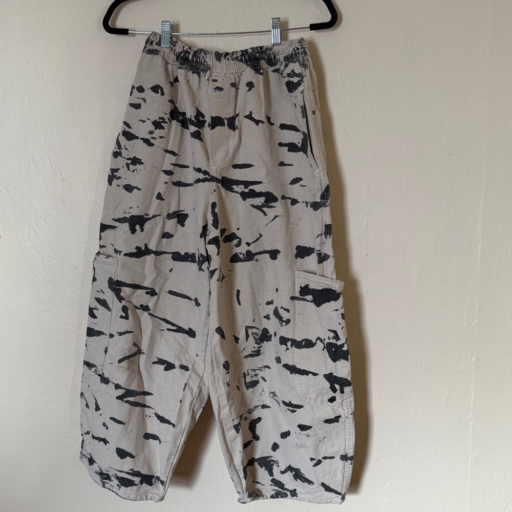 Women's Meals Chef Pant in Blue Cheese tie dye